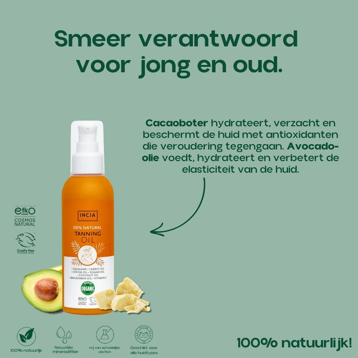 INCIA Natuurlijke Bronzing Olie