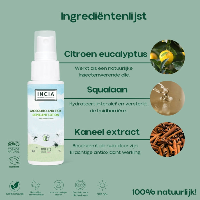 INCIA Natuurlijk Middel tegen Insectenbeten 50ml