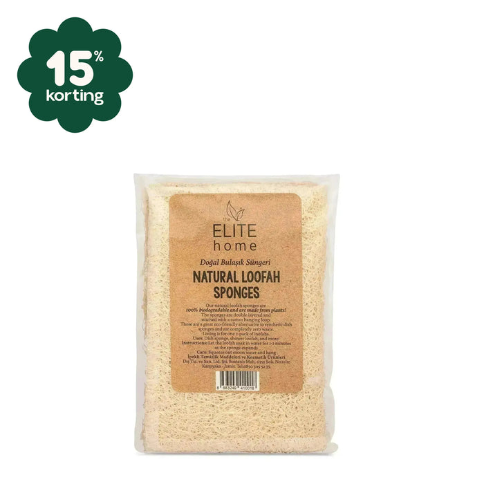 The Elite Home Natuurlijke Loofah Spons