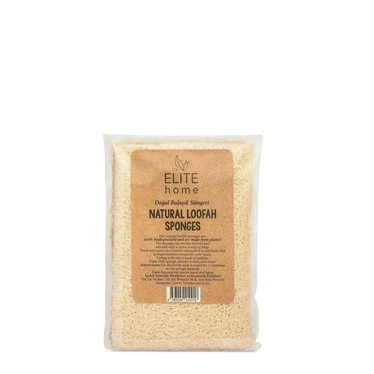 The Elite Home Natuurlijke Loofah Spons