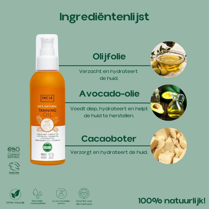 INCIA Natuurlijke Bronzing Olie