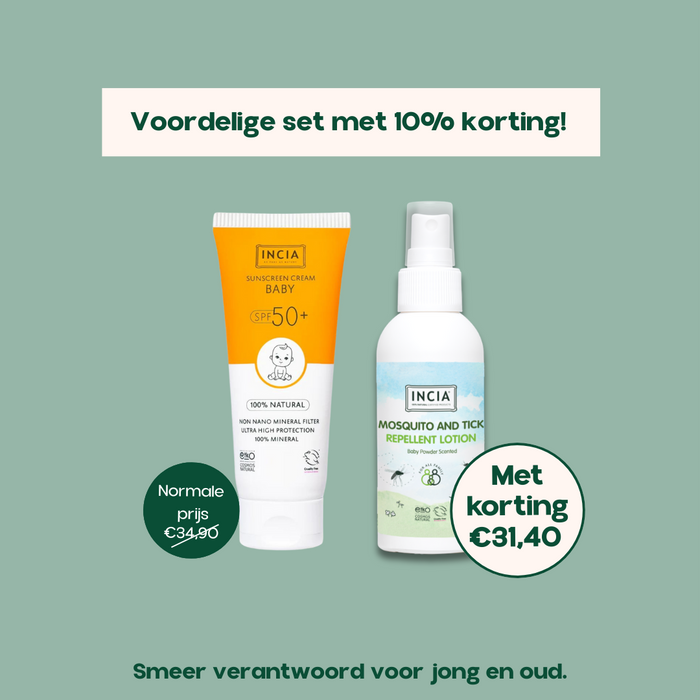 INCIA Natuurlijke Zonnebrand Set - Baby en Kind