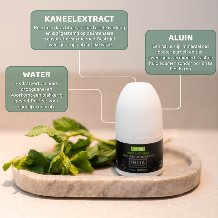 INCIA Natuurlijke Deodorant voor Mannen