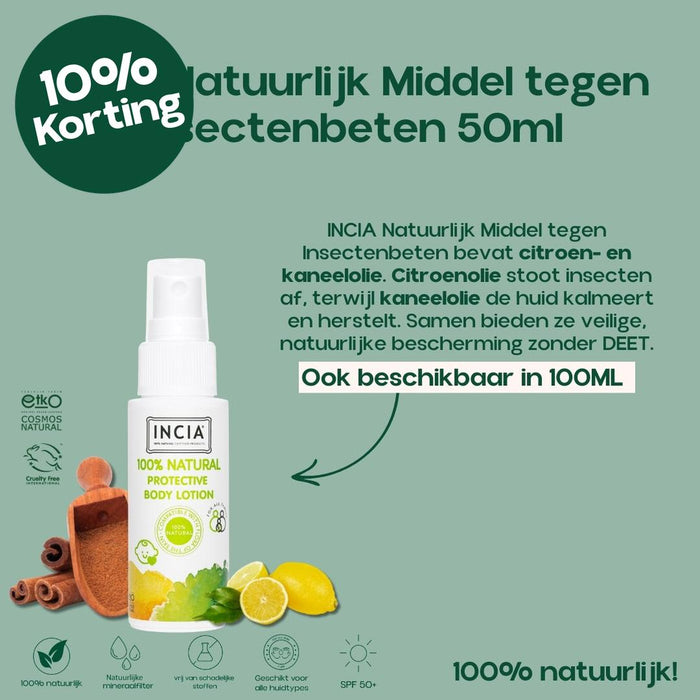 INCIA Natuurlijk Middel tegen Insectenbeten 50ml