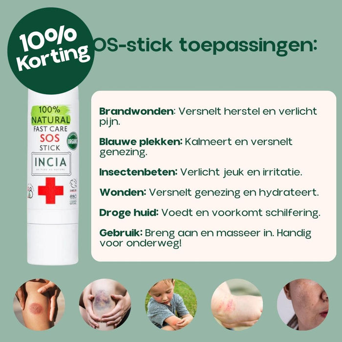 INCIA SOS-stick met Duindoornolie en Shea Butter