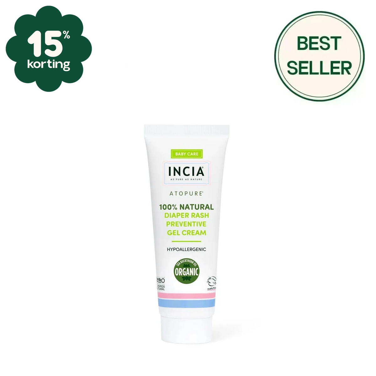 INCIA Preventieve en Natuurlijke Luieruitslag Gel
