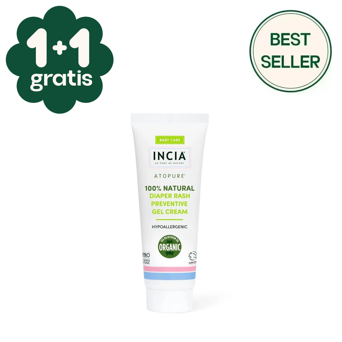 INCIA Preventieve en Natuurlijke Luieruitslag Gel