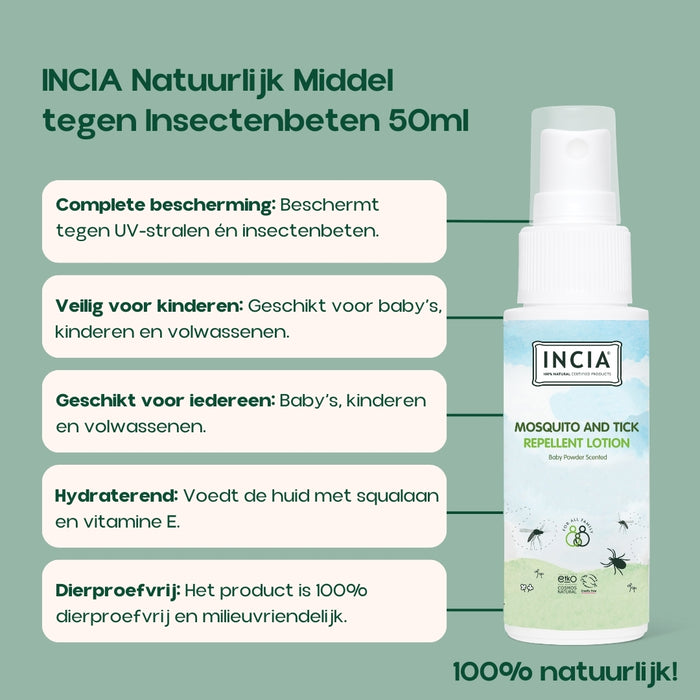 INCIA Natuurlijk Middel tegen Insectenbeten 50ml