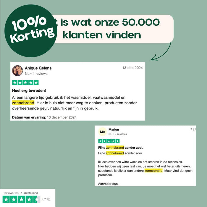 INCIA Natuurlijke Zonnebrand Set- Voor jou