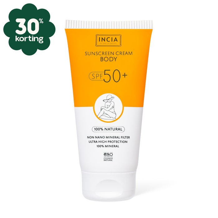 INCIA Natuurlijke Zonnebrandcrème Lichaam SPF 50+