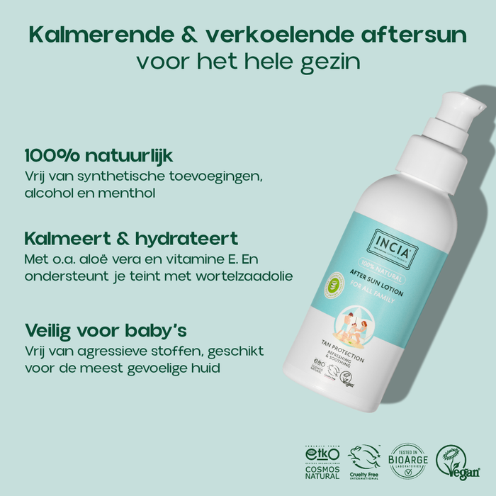 INCIA Natuurlijke Zonnebrand Set - Familie