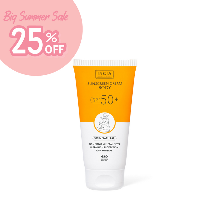 INCIA Natural Sunscreen Body SPF50