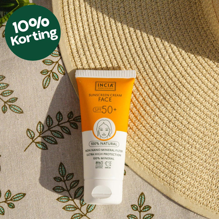 INCIA Natuurlijke Zonnebrandcrème voor het Gezicht SPF 50
