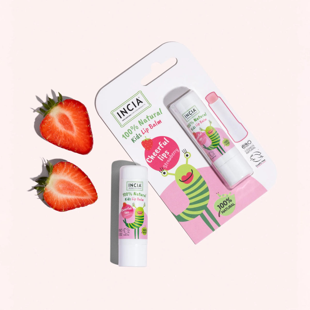 INCIA Kids Lippenbalsem Aardbei