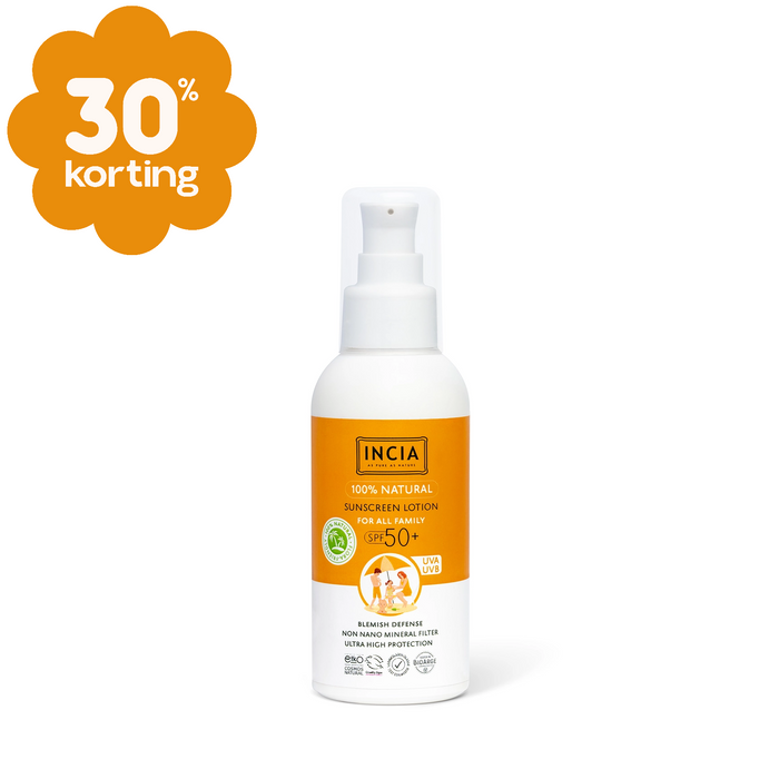 INCIA Natuurlijke Zonnebrandcrème SPF 50+