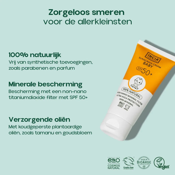 INCIA Natuurlijke Zonnebrand Set - Baby & Kind