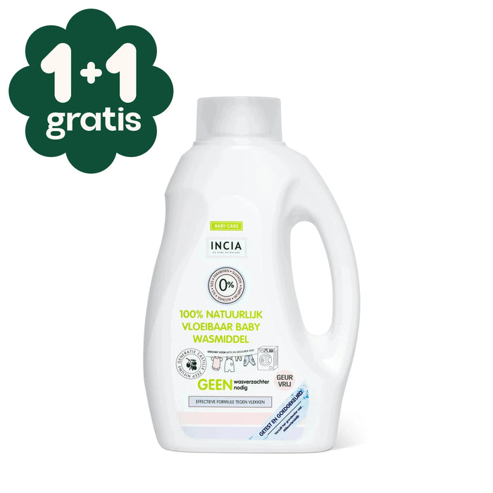 INCIA Natuurlijk Vloeibaar Wasmiddel Geurvrij