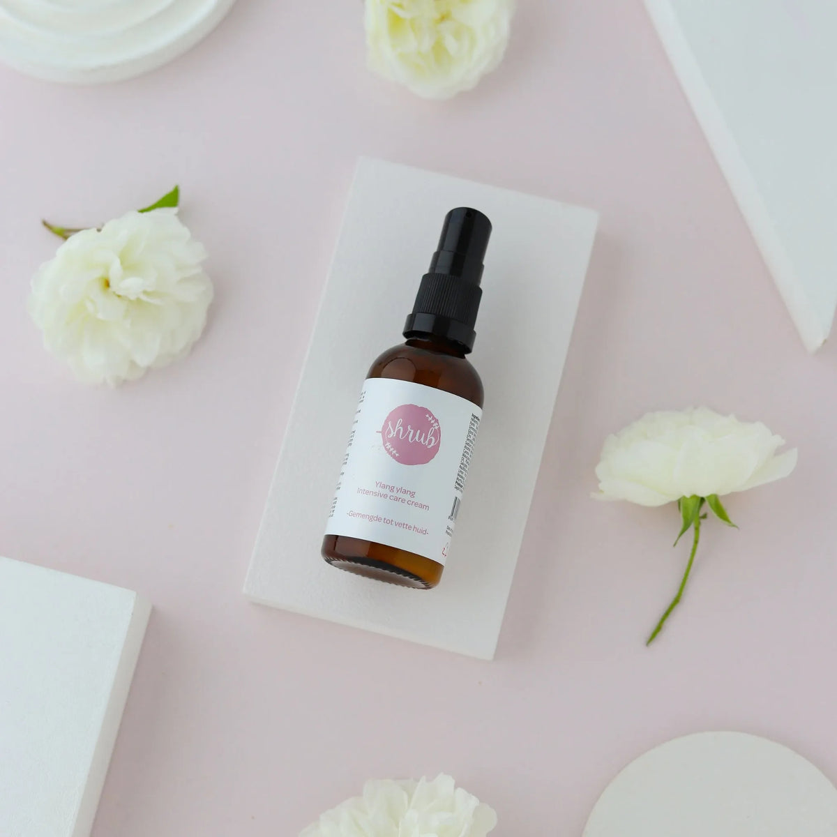 Shrub Gezichtscrème Gecombineerde tot Vette Huid met Ylang Ylang Olie