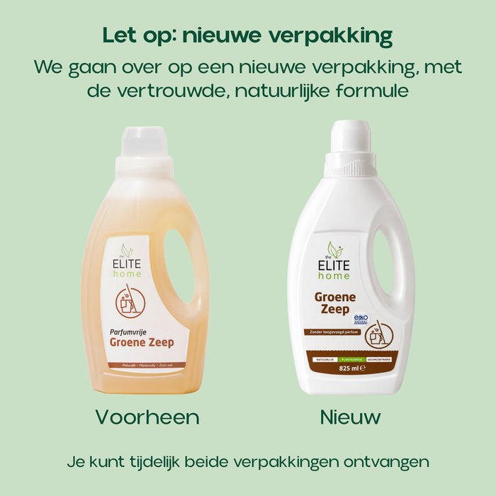 The Elite Home Parfumvrije Groene Zeep