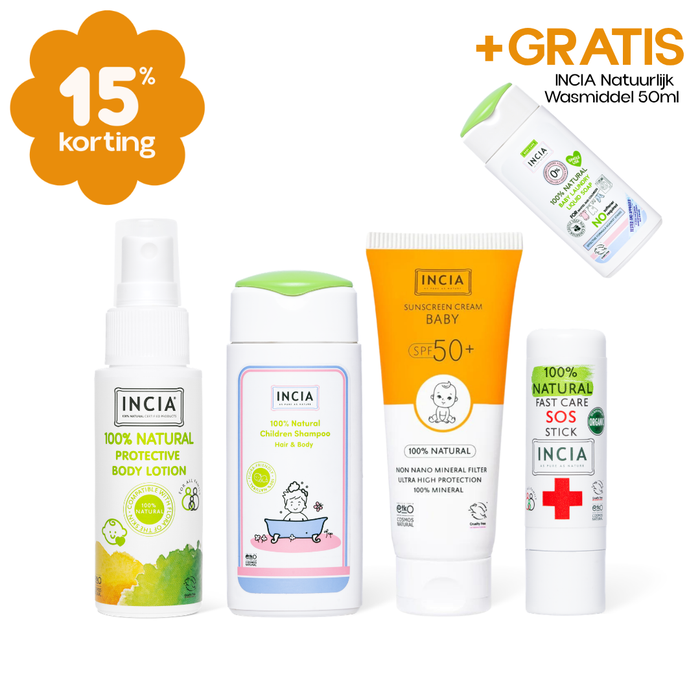 INCIA Natuurlijke Zonnebrand Set - Travel