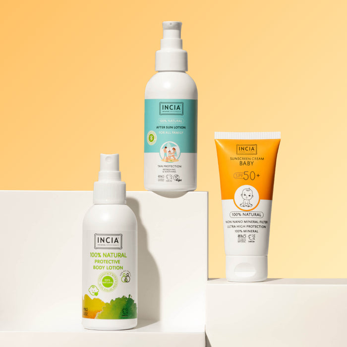 INCIA Natuurlijke Zonnebrand Set - Baby & Kind