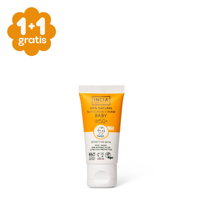 INCIA Natuurlijke Zonnebrandcrème Baby & Kind SPF 50+ 10 ml