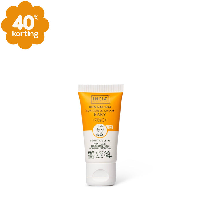 INCIA Natuurlijke Zonnebrandcrème Baby & Kind SPF 50+ 10 ml
