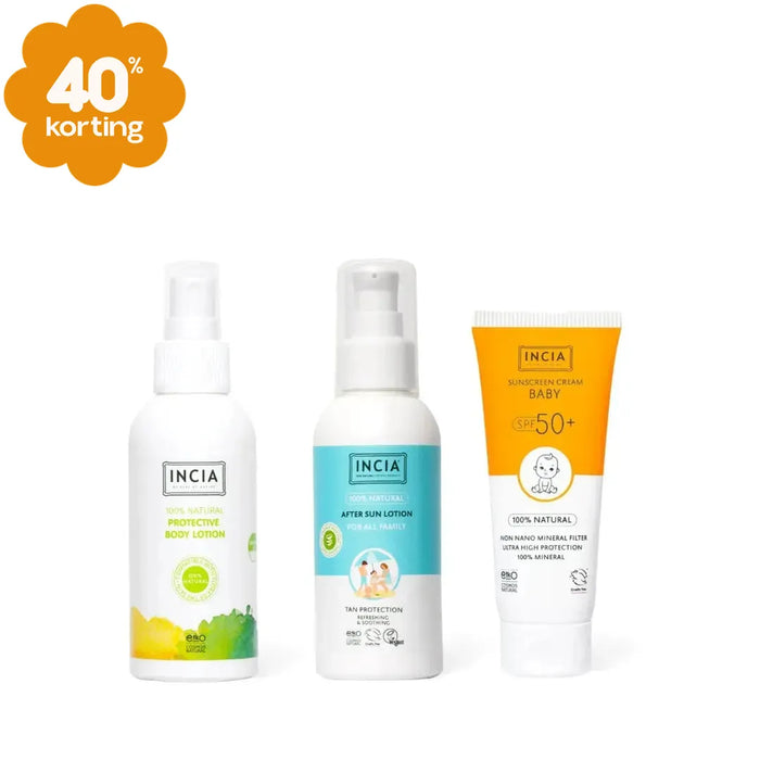 INCIA Natuurlijke Zonnebrand Set - Baby & Kind