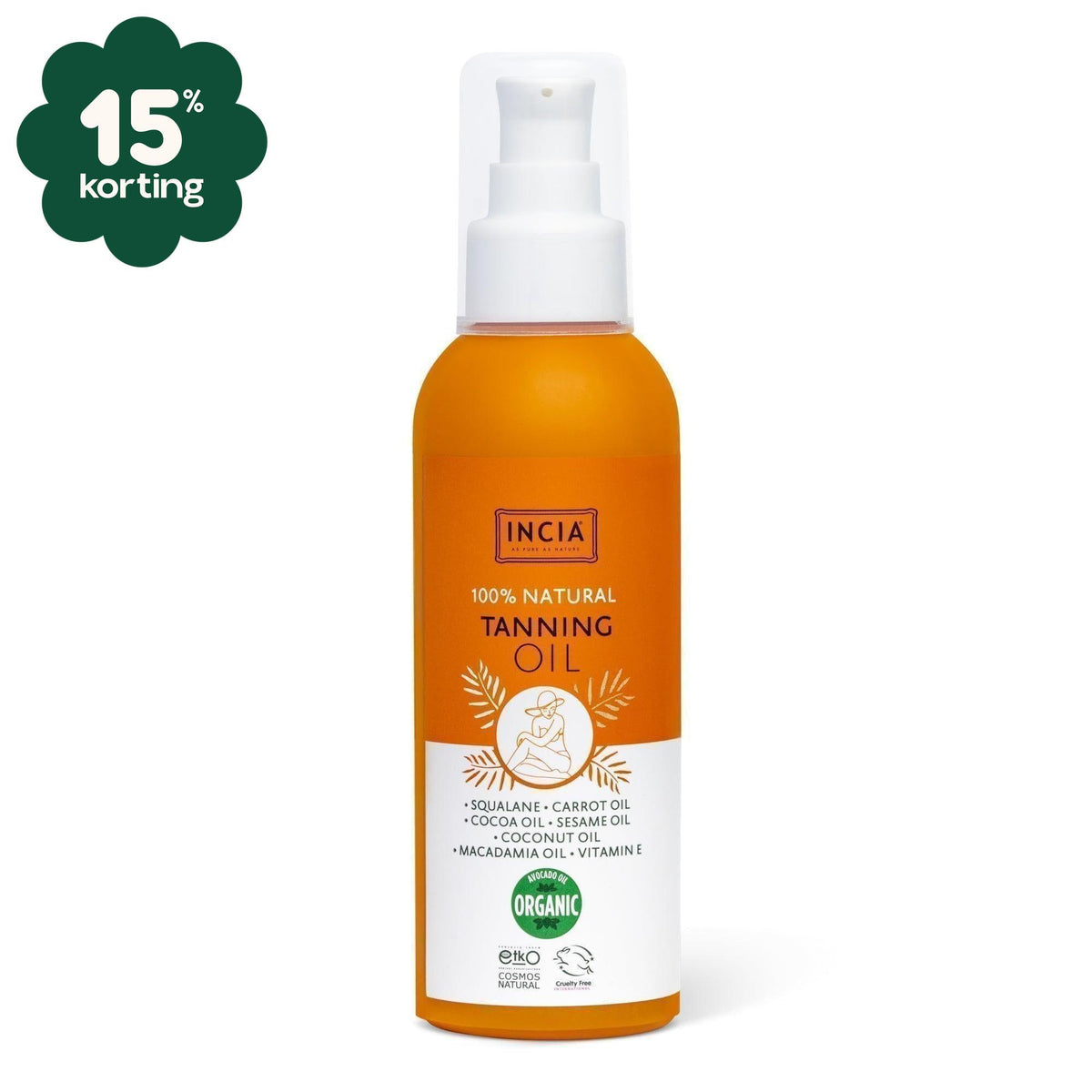 INCIA Natuurlijke Bronzing Olie