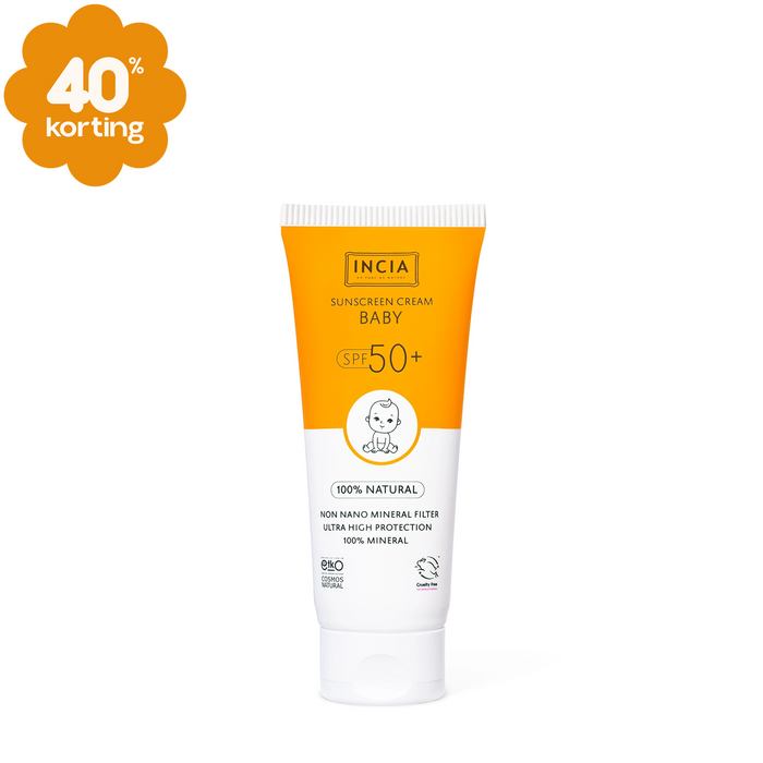 INCIA Natuurlijke Zonnebrandcrème Baby & Kind SPF 50+