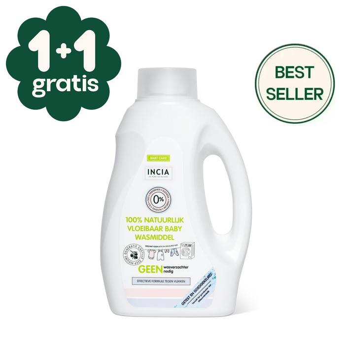 INCIA Natuurlijk Vloeibaar Wasmiddel +/-25 wasbeurten