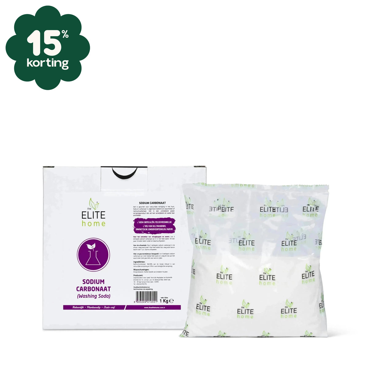The Elite Home 100% Sodiumcarbonaat (Soda)
