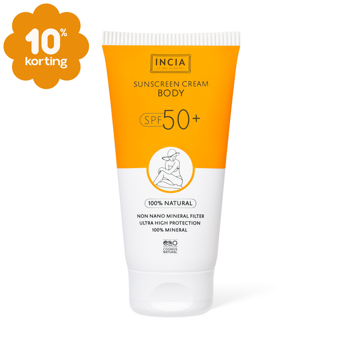 INCIA Natuurlijke Zonnebrandcrème Lichaam SPF 50+
