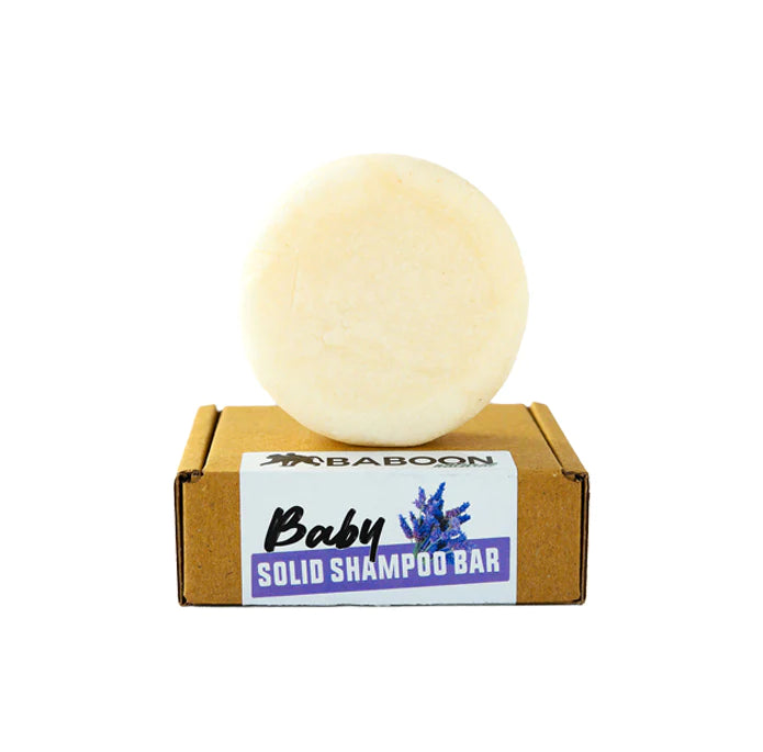 Baboon Baby Shampoo Bar met Haver voor Normaal/Droog/Dun Haar