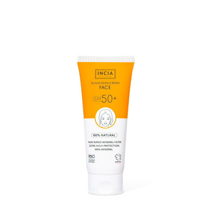 INCIA Natural Sunscreen Face SPF50