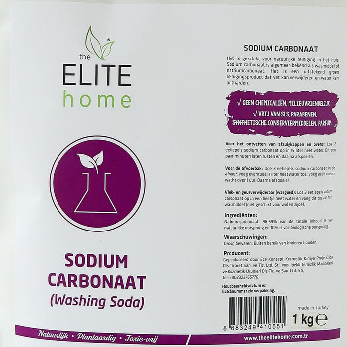 The Elite Home Sodium Carbonaat (zuiveringszout)